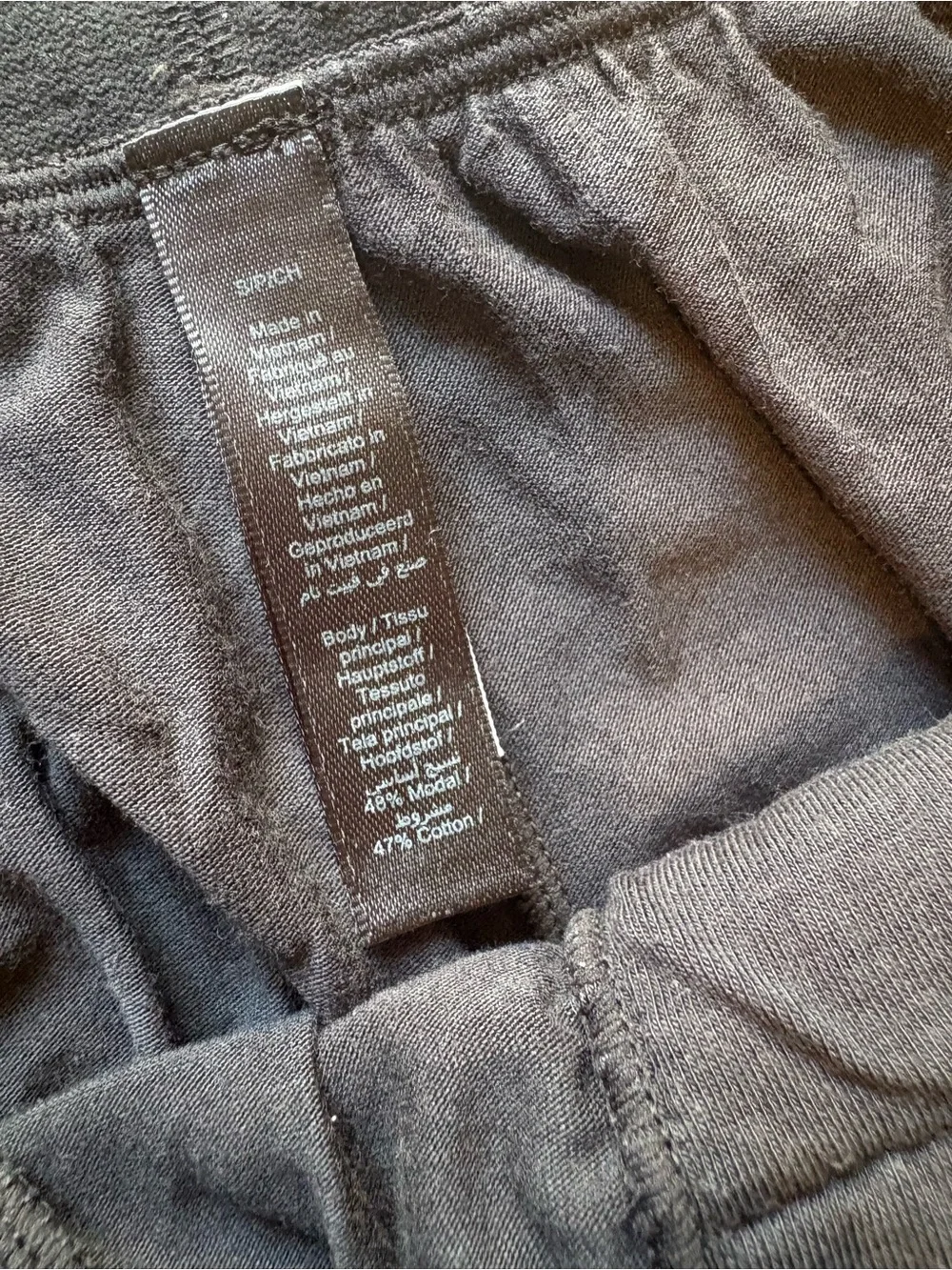 SKIMS Black Unisex Relaxed Lounge Pants Small